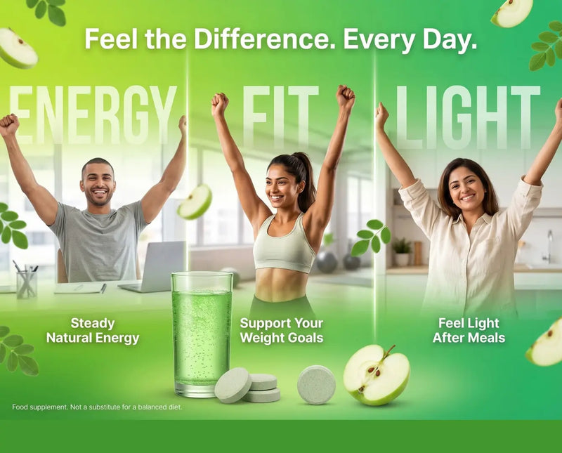 Moringa ACV Effervescent Tablet | Digestive Support | Natural Energy Support | Metabolic Health