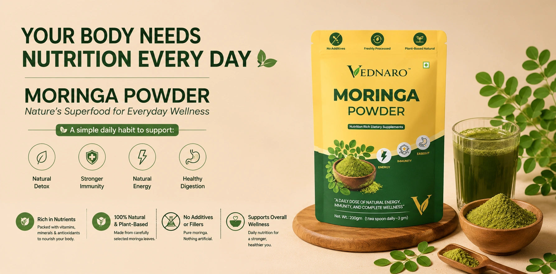 Moringa Powder 200gm