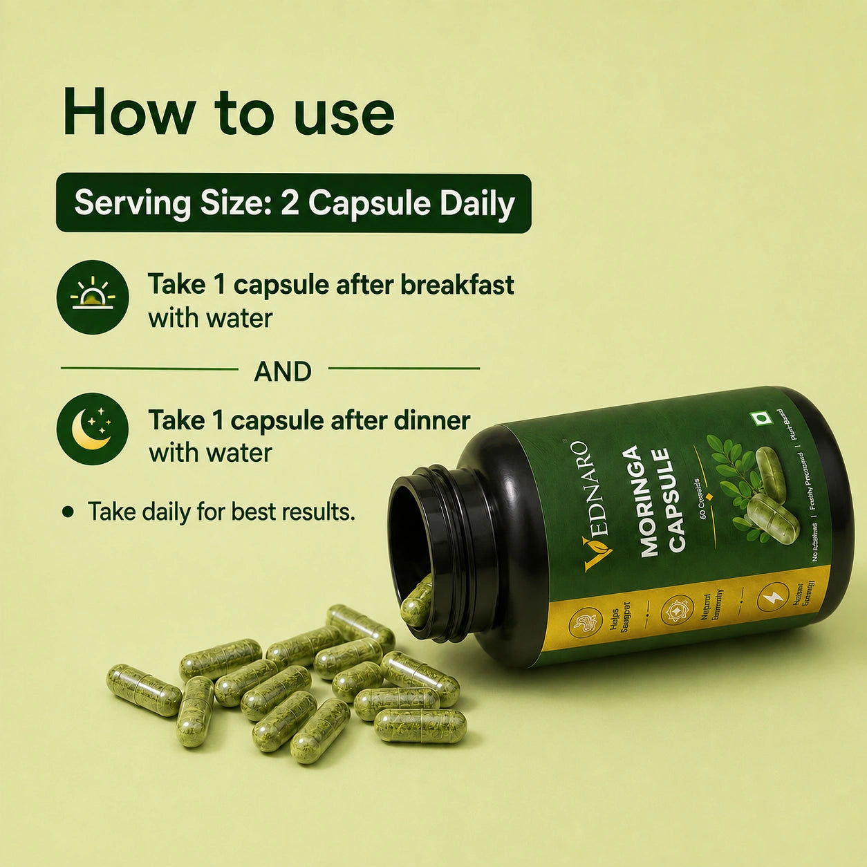 Moringa Capsules 60 pcs