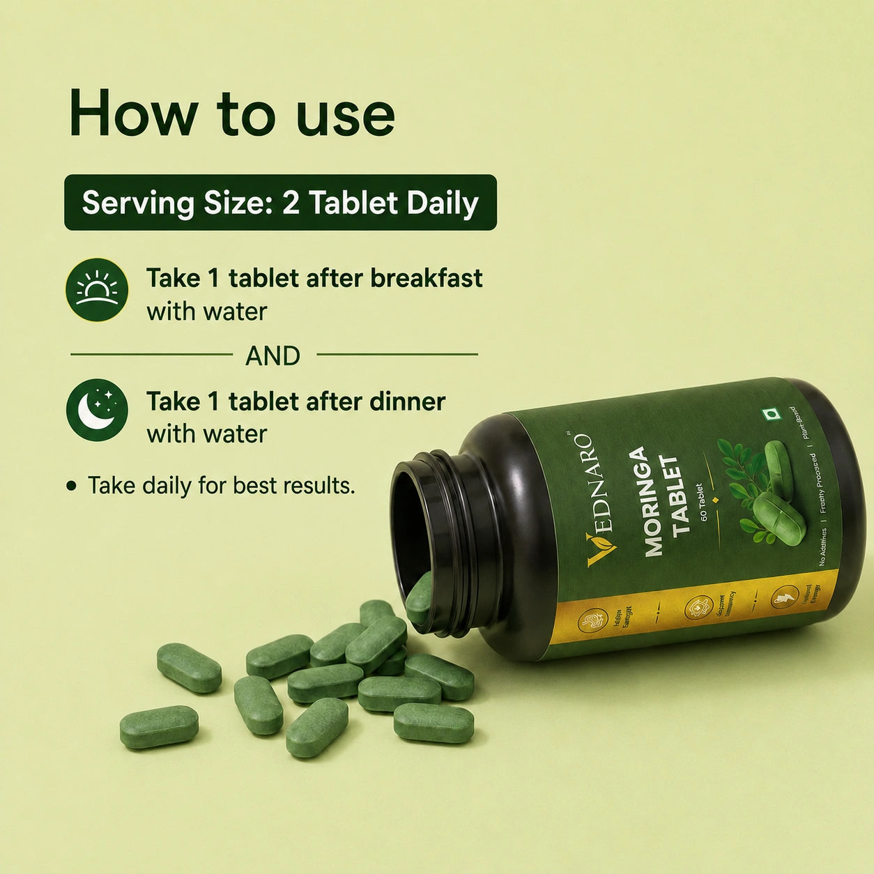 Moringa Tablets 60 pcs