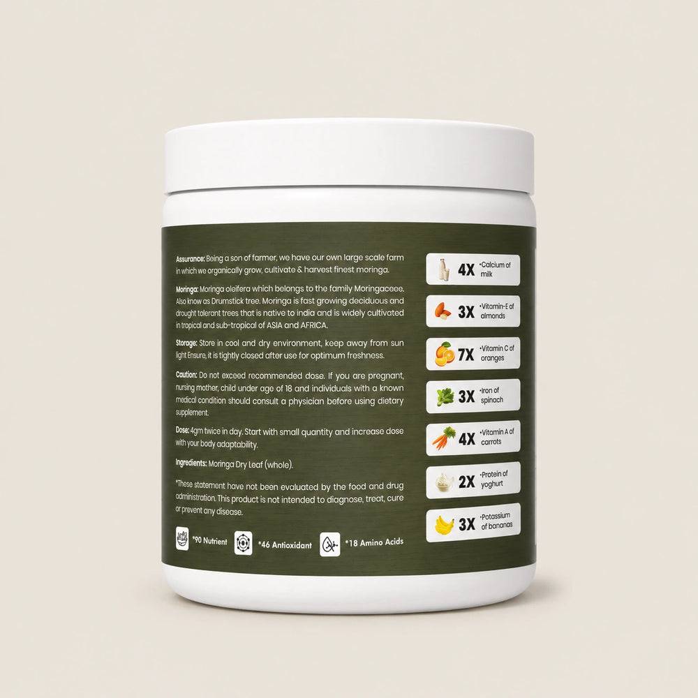 Moringa Dry Leaf Powder 80 Gm