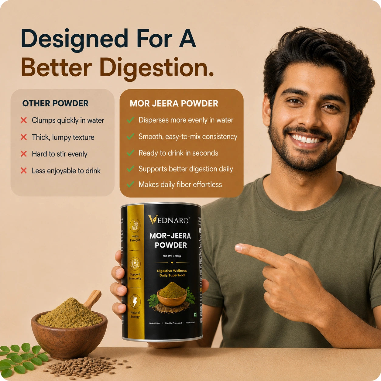 Mor-Jeera Digestive Mix 100GM Tin