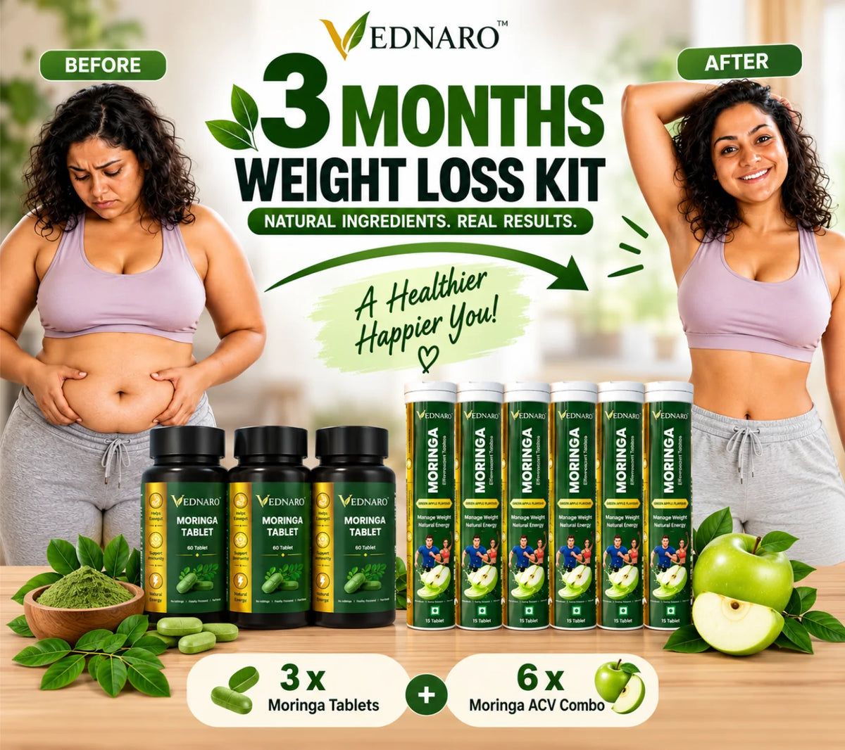 Weight Management Support Combo – 3 Month Pack